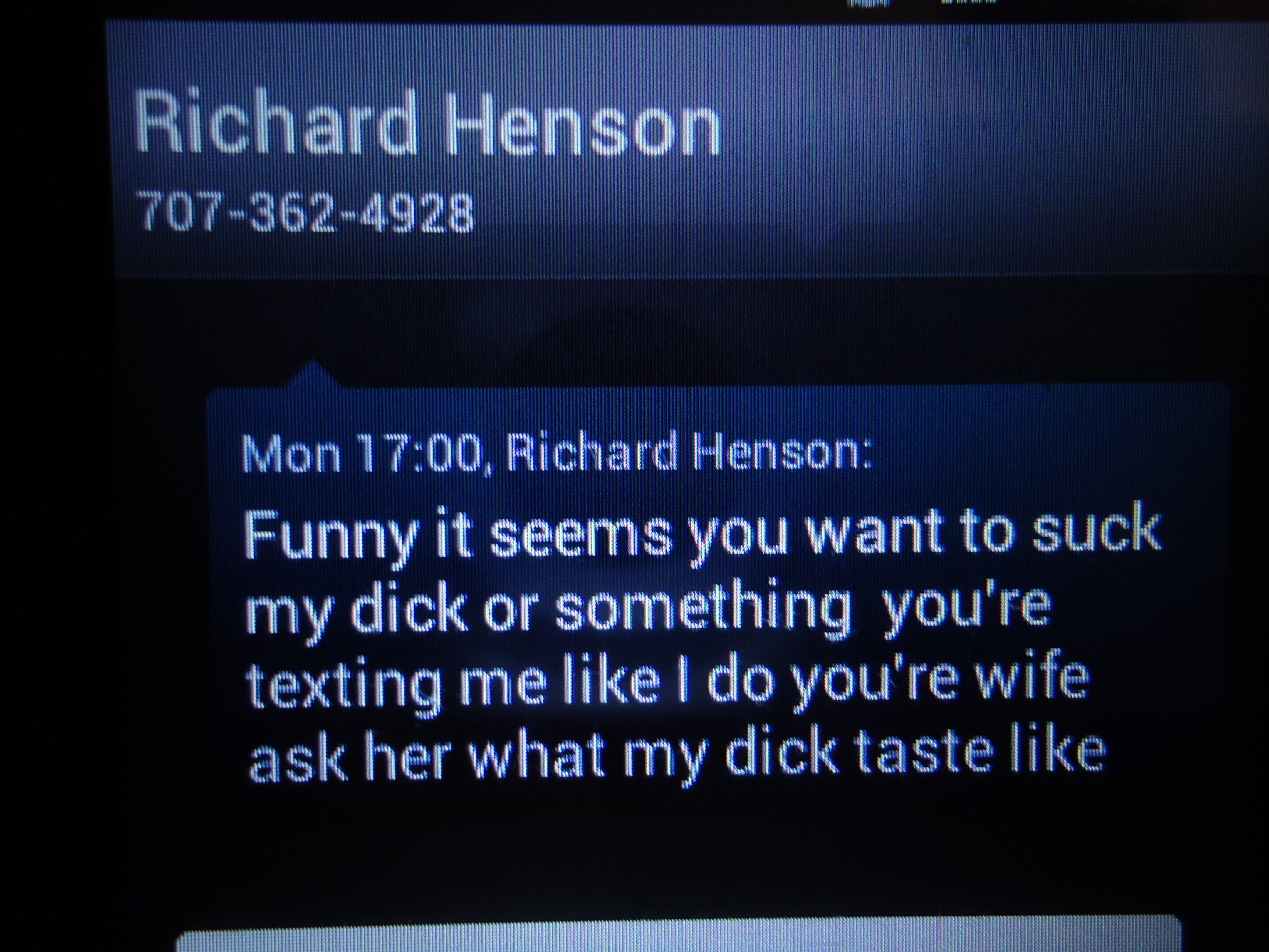 Richard Henson, 707-362-4928, is representative of the citizens of Fortuna in particular and Humboldt County in general